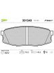 Valeo Brake Pad Set w/o Anti-Squeak Plate 116.5mm Width