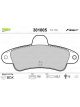 Valeo Brake Pad Set w/o Anti-Squeak Plate 116mm Width