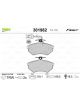 Valeo Brake Pad Set w/o Anti-Squeak Plate 119.1mm Width