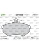 Valeo Brake Pad Set w/o Anti-Squeak Plate 119.3mm Width