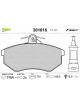 Valeo Brake Pad Set w/o Anti-Squeak Plate 119mm Width