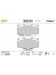 Valeo Brake Pad Set w/o Anti-Squeak Plate 119mm Width