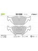 Valeo Brake Pad Set w/o Anti-Squeak Plate 123.1mm Width