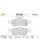 Valeo Brake Pad Set w/o Anti-Squeak Plate 123.2mm Width