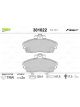 Valeo Brake Pad Set w/o Anti-Squeak Plate 129.4mm Width