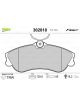 Valeo Brake Pad Set w/o Anti-Squeak Plate 129.9mm Width