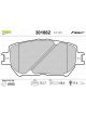 Valeo Brake Pad Set w/o Anti-Squeak Plate 132mm Width