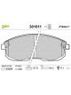 Valeo Brake Pad Set w/o Anti-Squeak Plate 137.9mm Width
