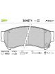 Valeo Brake Pad Set w/o Anti-Squeak Plate 137mm Width