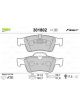 Valeo Brake Pad Set w/o Anti-Squeak Plate 141.9mm Width