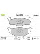Valeo Brake Pad Set w/o Anti-Squeak Plate 142.1mm Width