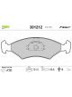 Valeo Brake Pad Set w/o Anti-Squeak Plate 151.5mm Width