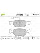 Valeo Brake Pad Set w/o Anti-Squeak Plate 151.6mm Width