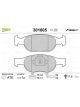 Valeo Brake Pad Set w/o Anti-Squeak Plate 151.6mm Width