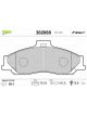 Valeo Brake Pad Set w/o Anti-Squeak Plate 151.8mm Width