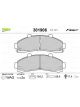 Valeo Brake Pad Set w/o Anti-Squeak Plate 154mm Width