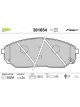 Valeo Brake Pad Set w/o Anti-Squeak Plate 155.2mm Width