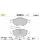 Valeo Brake Pad Set w/o Anti-Squeak Plate 155.3mm Width