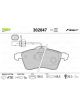 Valeo Brake Pad Set w/o Anti-Squeak Plate 156.5mm Width
