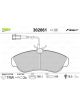 Valeo Brake Pad Set w/o Anti-Squeak Plate 160.1mm Width
