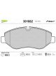 Valeo Brake Pad Set w/o Anti-Squeak Plate 163.3mm Width