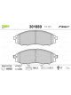 Valeo Brake Pad Set w/o Anti-Squeak Plate 164.3mm Width
