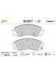 Valeo Brake Pad Set w/o Anti-Squeak Plate 164.7mm Width