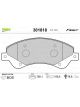 Valeo Brake Pad Set w/o Anti-Squeak Plate 165.1mm Width
