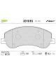 Valeo Brake Pad Set w/o Anti-Squeak Plate 165mm Width