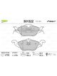 Valeo Brake Pad Set w/o Anti-Squeak Plate 178mm Width