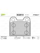 Valeo Brake Pad Set w/o Anti-Squeak Plate 55.7mm Width