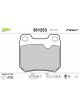 Valeo Brake Pad Set w/o Anti-Squeak Plate 61.7mm Width