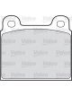 Valeo Brake Pad Set w/o Anti-Squeak Plate 76.6mm Width