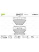 Valeo Brake Pad Set w/o Anti-Squeak Plate 78.6mm Width