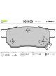 Valeo Brake Pad Set w/o Anti-Squeak Plate 89.2mm Width