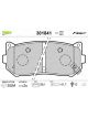 Valeo Brake Pad Set w/o Anti-Squeak Plate 99.1mm Width
