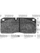 Valeo Brake Pad Set w/o Lock Screw 175mm Width