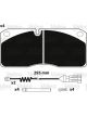 Valeo Brake Pad Set w/o Lock Screw 176mm Width
