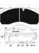 Valeo Brake Pad Set w/o Lock Screw 247.4mm Width
