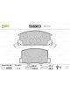 Valeo Brake Pad Set w/o Lock Screw 98.6mm Width w/o Slide Rails