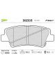 Valeo Brake Pad Set with Anti-Squeak Plate 100mm Width