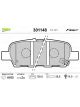 Valeo Brake Pad Set with Anti-Squeak Plate 105.6mm Width