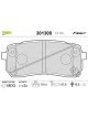 Valeo Brake Pad Set with Anti-Squeak Plate 110.4mm Width
