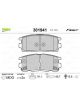 Valeo Brake Pad Set with Anti-Squeak Plate 111.1mm Width