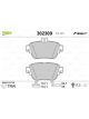 Valeo Brake Pad Set with Anti-Squeak Plate 114.1mm Width