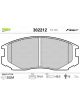 Valeo Brake Pad Set with Anti-Squeak Plate 114.4mm Width