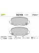 Valeo Brake Pad Set with Anti-Squeak Plate 115.6mm Width