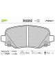 Valeo Brake Pad Set with Anti-Squeak Plate 115.6mm Width