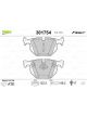 Valeo Brake Pad Set with Anti-Squeak Plate 122.2mm Width