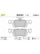Valeo Brake Pad Set with Anti-Squeak Plate 123.1mm Width